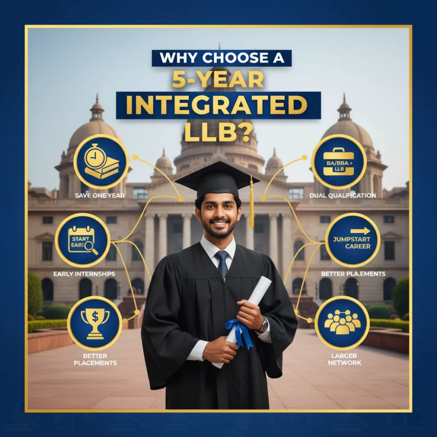check the benefits of pursuing 5 year LLB course