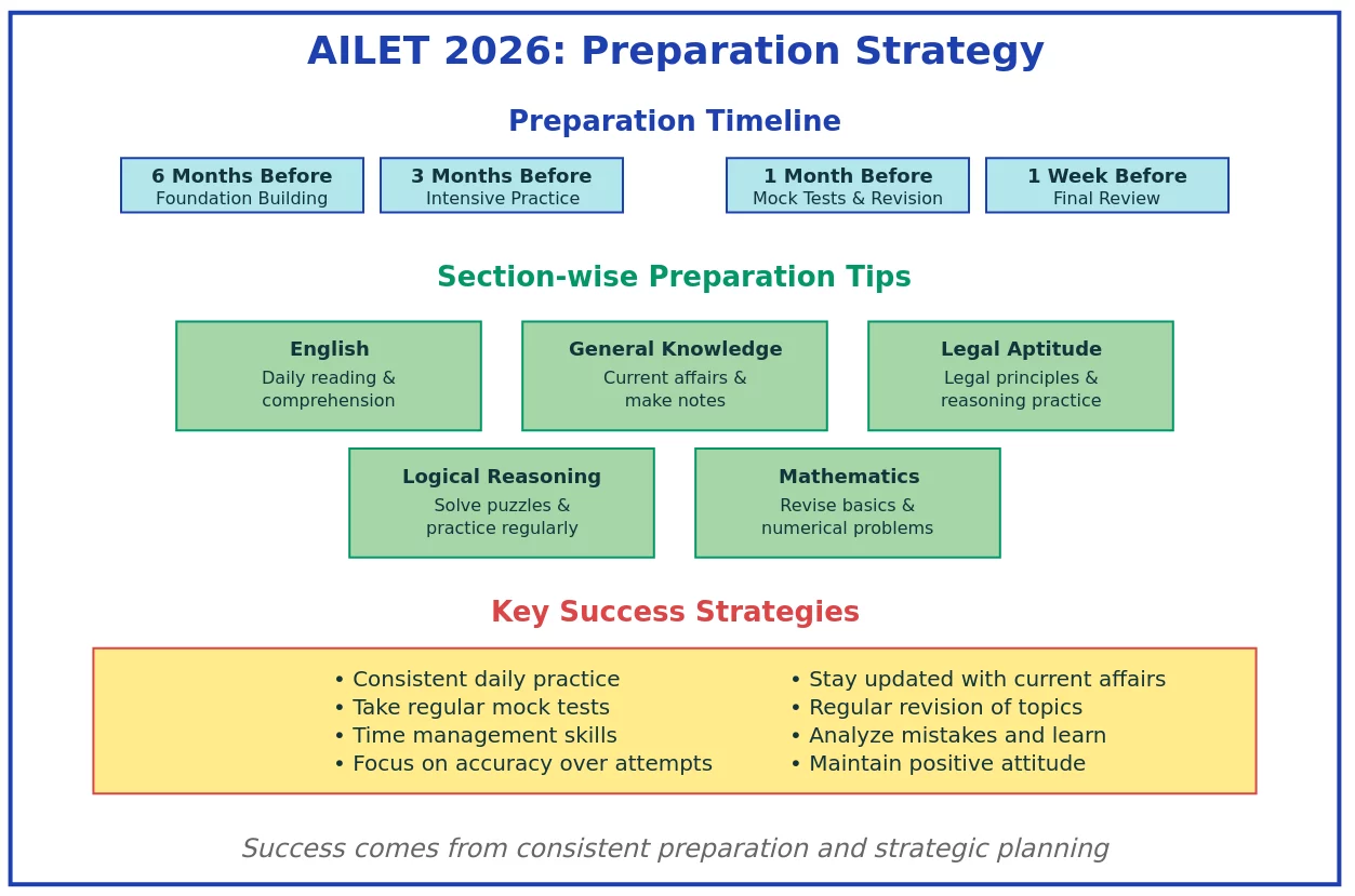 how to prepare for AILET Exam