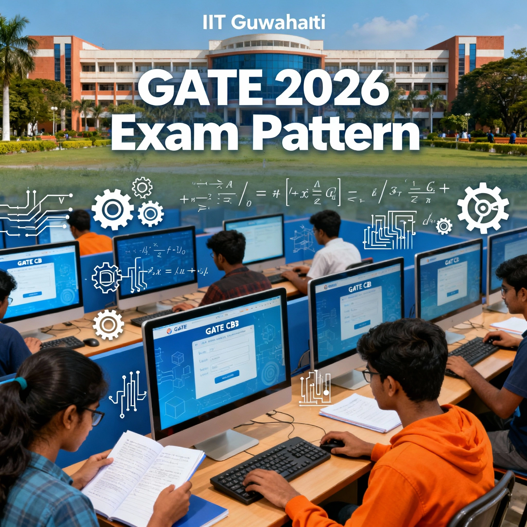 check everything about GATE exam pattern here