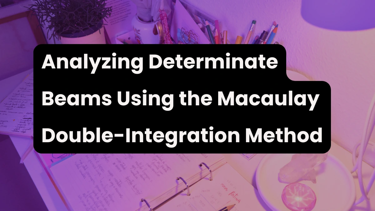 Macaulay double-integral method for beams