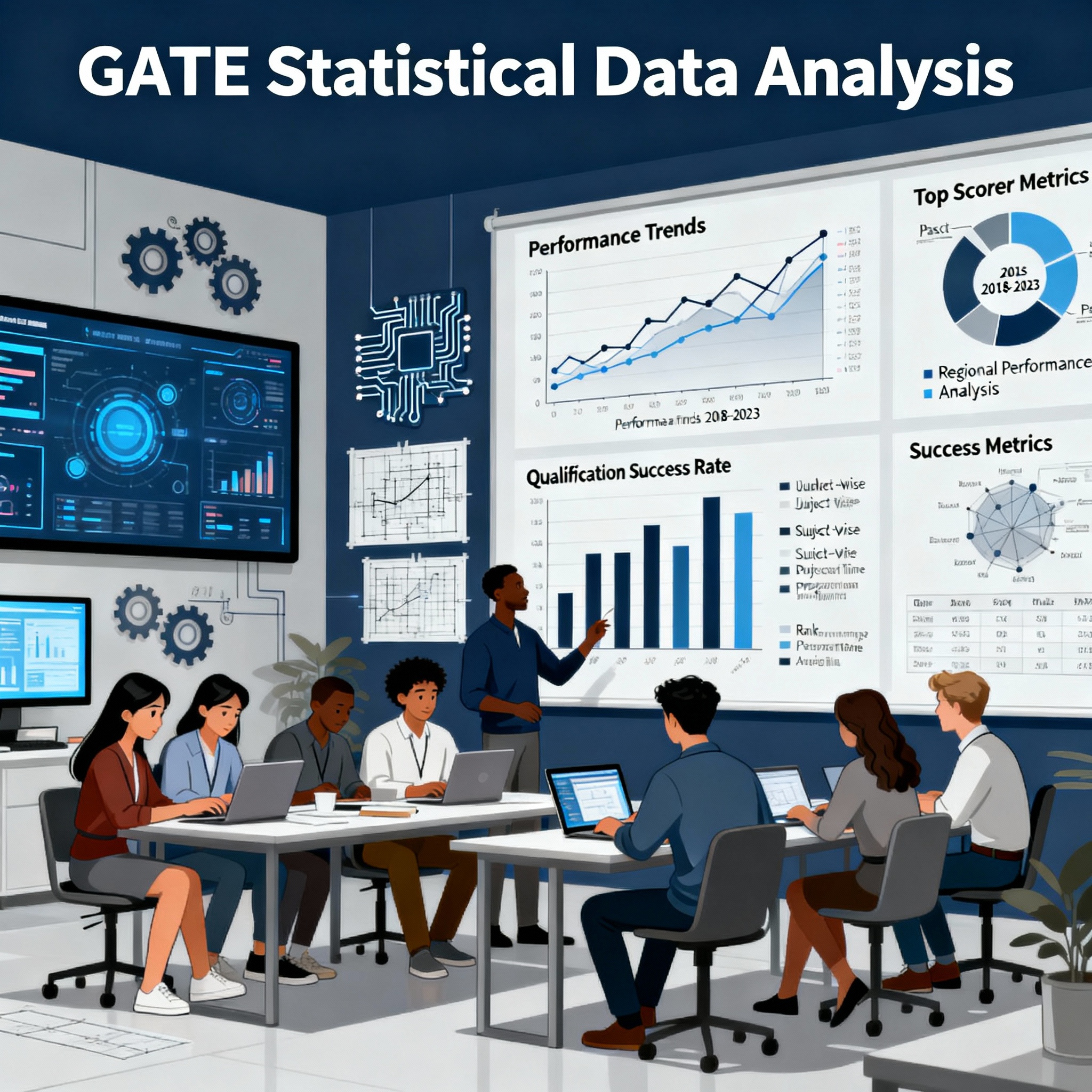 GATE Statistical Exam Analysis