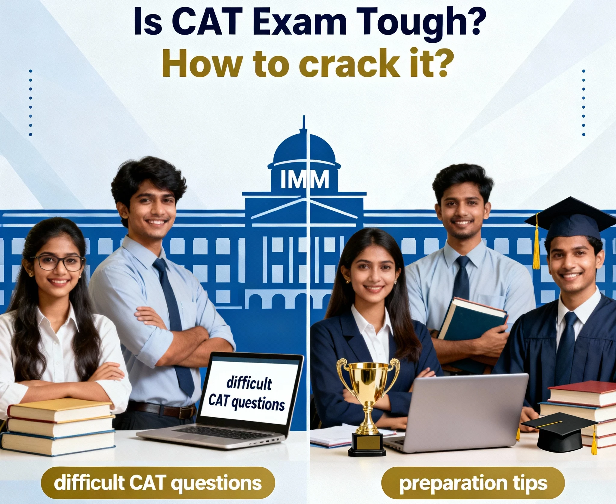 Is CAT exam tough? let's learn about it and know how to crack it.