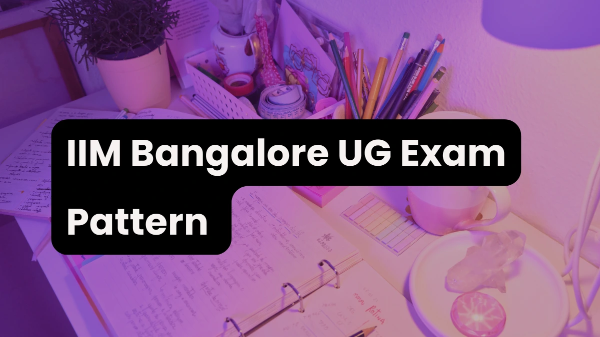IIM Bangalore UG Exam Pattern