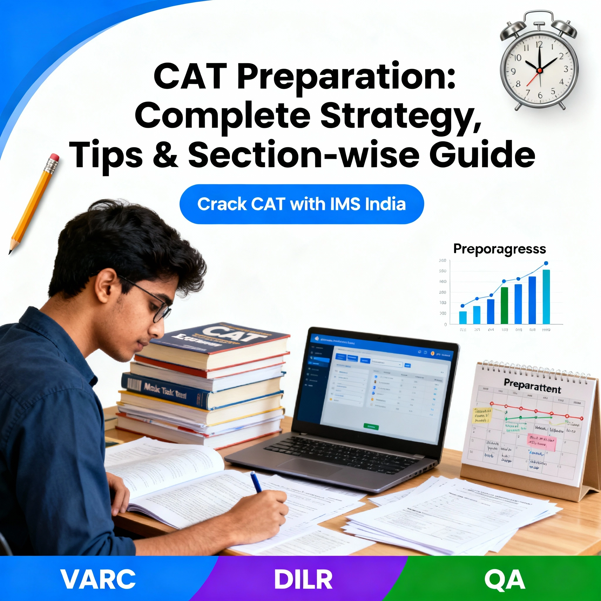 CAT exam preparation strategy for all sections.