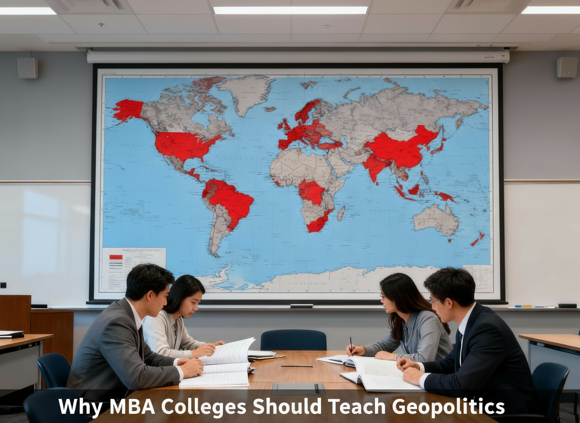 why should MBA colleges teach geopolitics in management studies? let's explore its need
