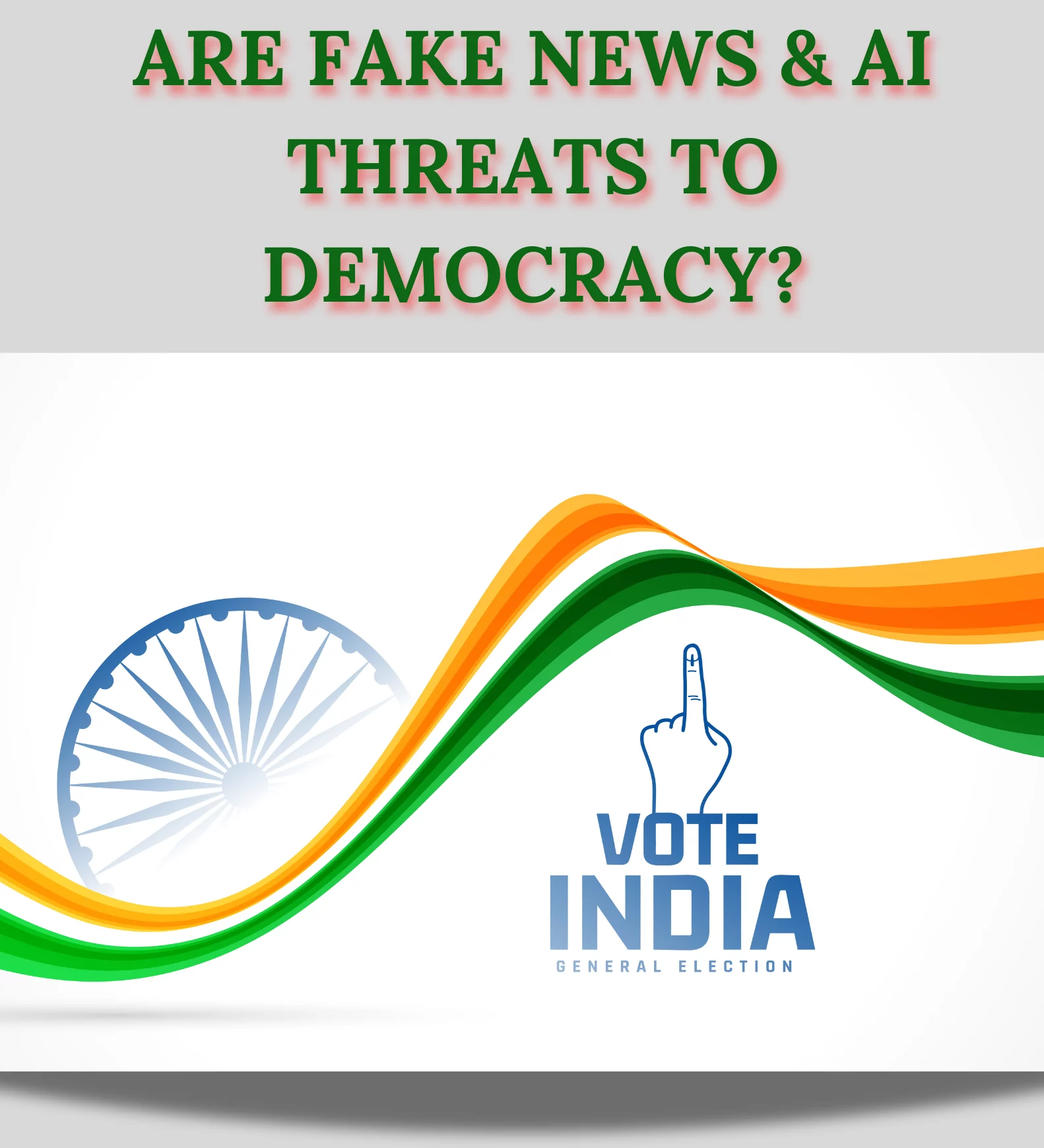 is AI a threat to democracy? let's debate how fake news and algorithms threaten democracy.
