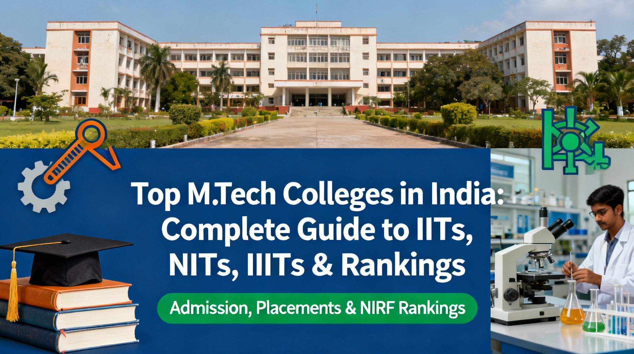 a list of the top MTech colleges in India. Top engineering colleges after GATE exam.