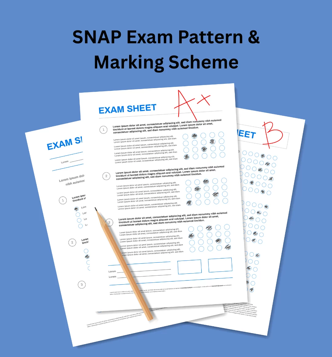 SNAP exam pattern and marking scheme
