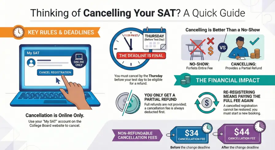 SAT Registration Cancellation