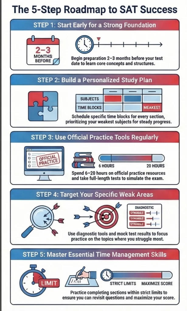 How to Prepare for SAT Table