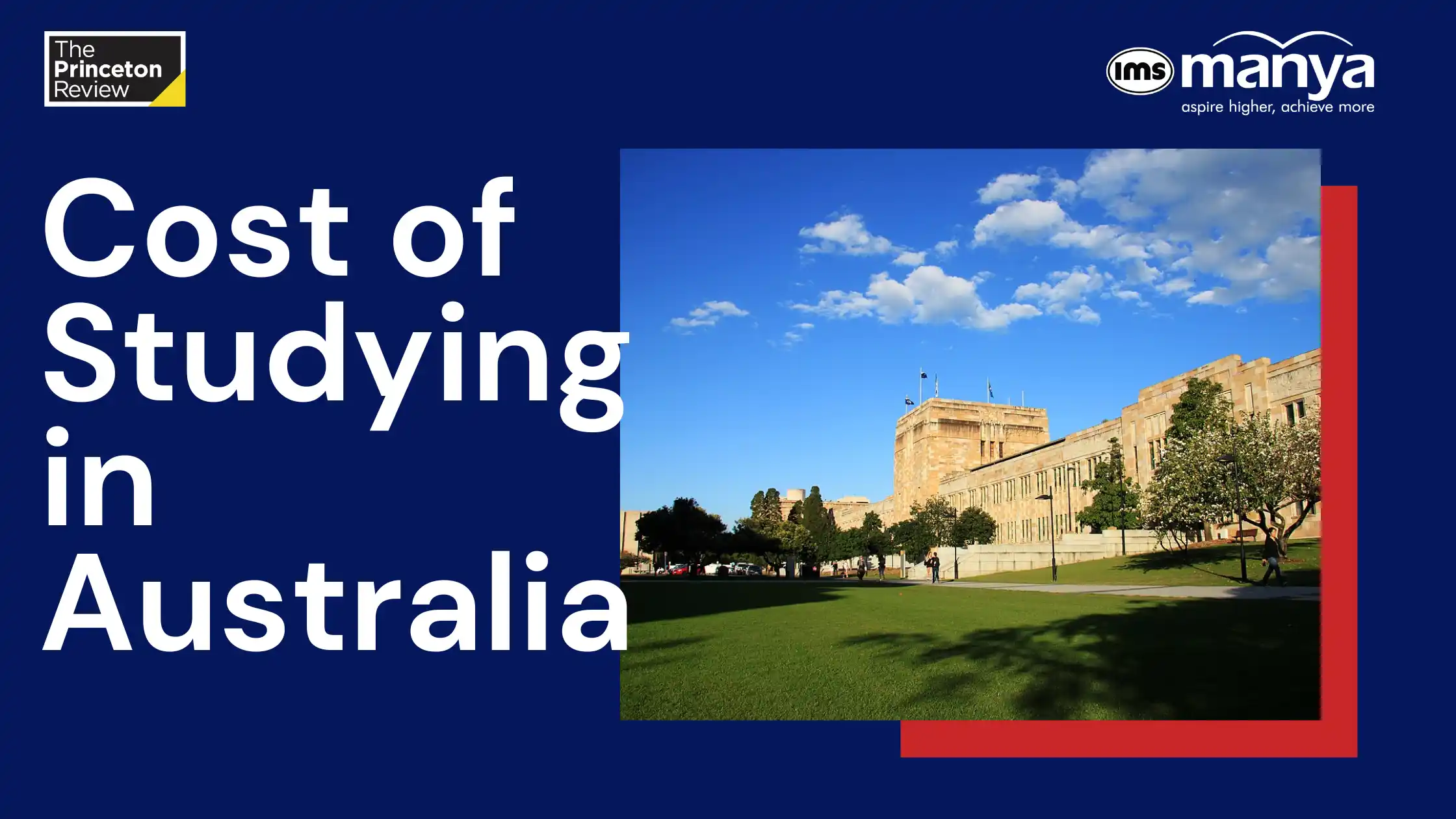 Cost of studying in Australia