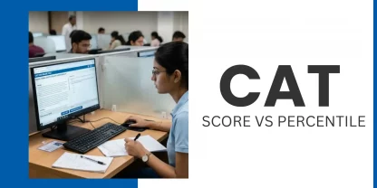 CAT Score vs percentile
