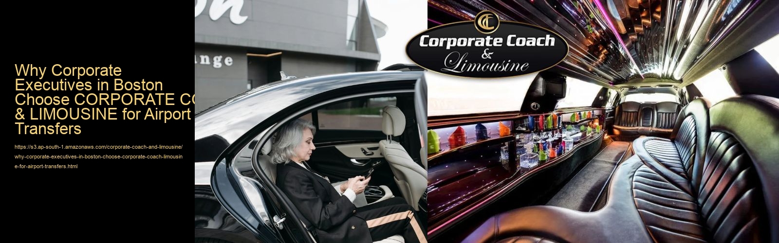 Why Corporate Executives in Boston Choose CORPORATE COACH & LIMOUSINE for Airport Transfers
