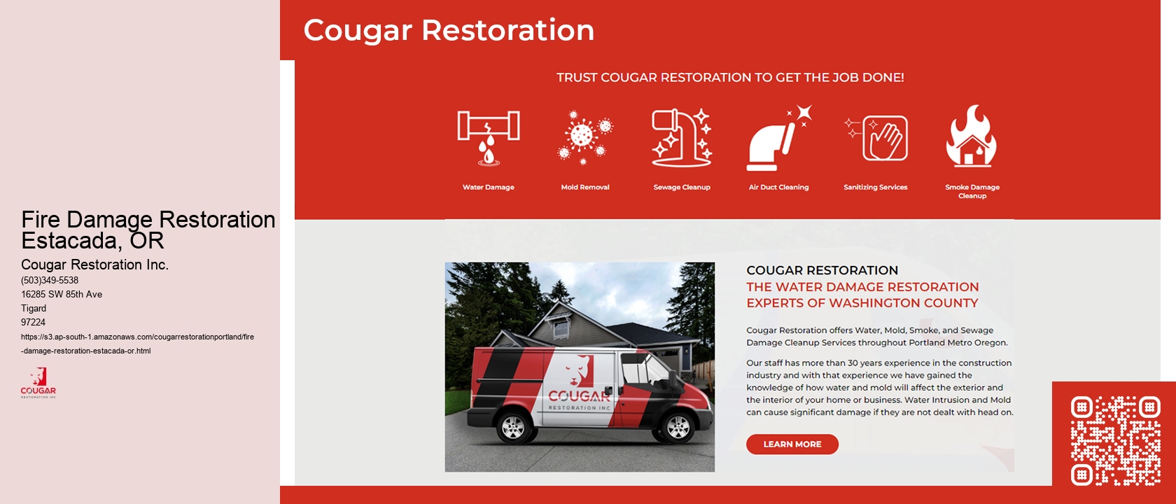 Fire Damage Restoration Estacada, OR