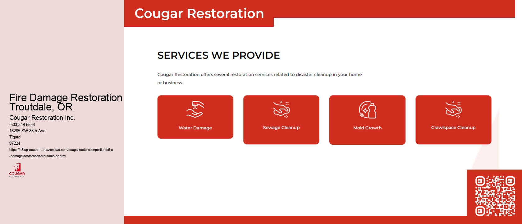 Fire Damage Restoration Troutdale, OR