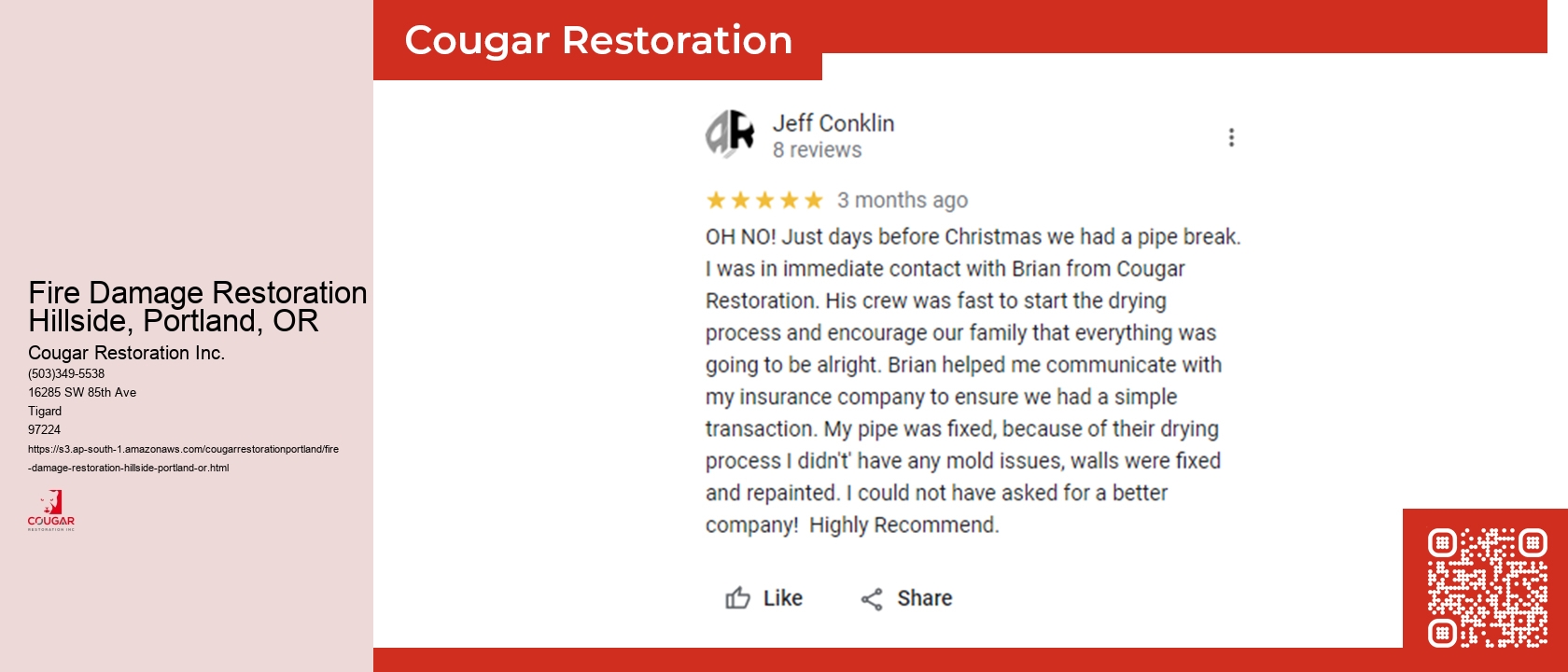 Fire Damage Restoration Hillside, Portland, OR