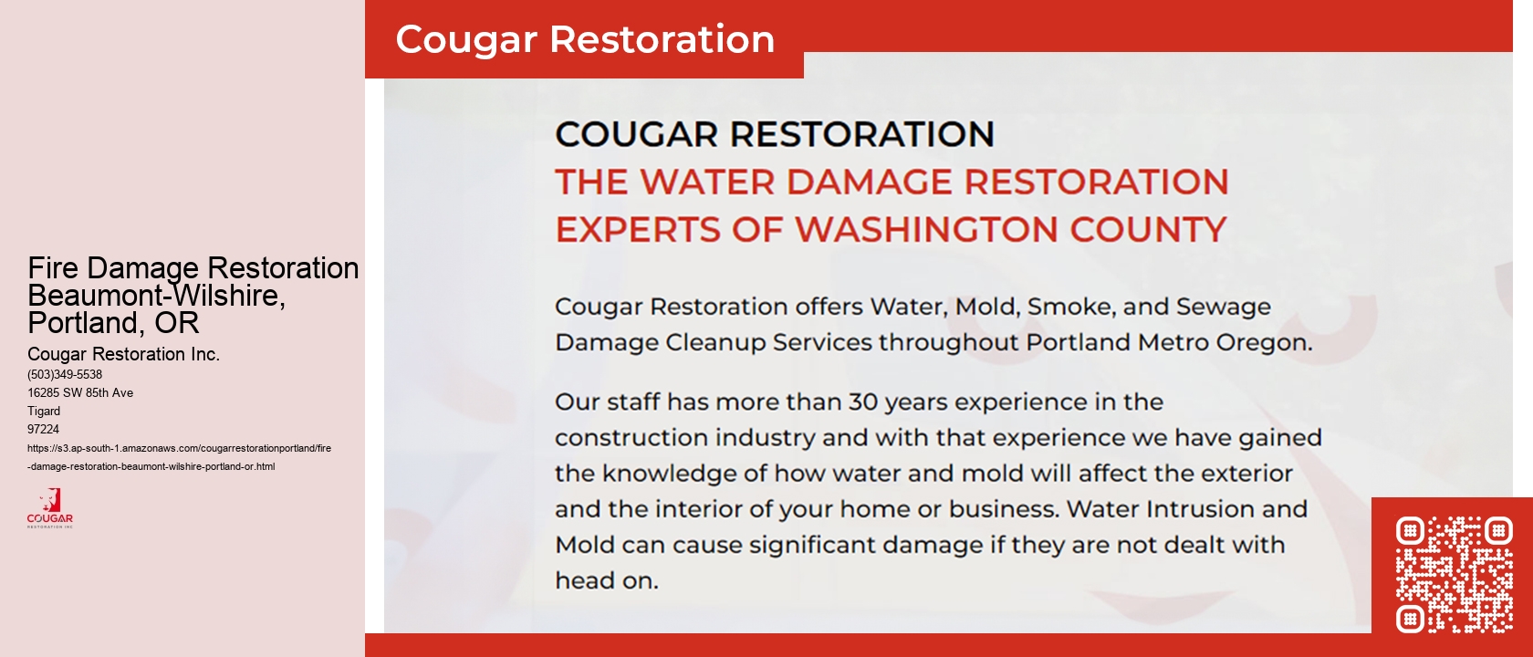 Fire Damage Restoration Beaumont-Wilshire, Portland, OR