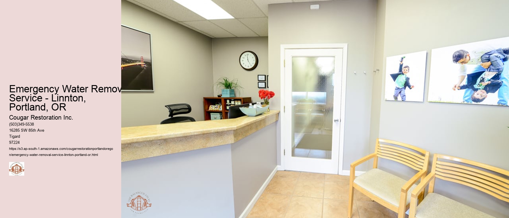 Emergency Water Removal Service - Linnton, Portland, OR