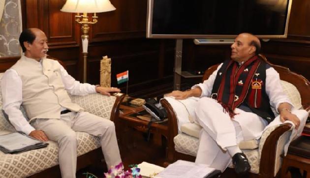 राजनाथ से मिले नगालैंड के मुख्यमंत्री
राजनाथ से मिले नगालैंड के मुख्यमंत्री