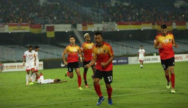 हीरो आई लीग: ईस्ट बंगाल ने लाजोंग को 5-0 से पीटा हीरो आई लीग: ईस्ट बंगाल ने लाजोंग को 5-0 से पीटा
