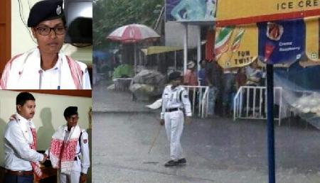 बारिश में ड्यूटी देती महिला ट्रेफिक पुलिसकर्मी बनी मिसाल, इंटरनेट पर तस्वीरें Viral बारिश में ड्यूटी देती महिला ट्रेफिक पुलिसकर्मी बनी मिसाल, इंटरनेट पर तस्वीरें Viral