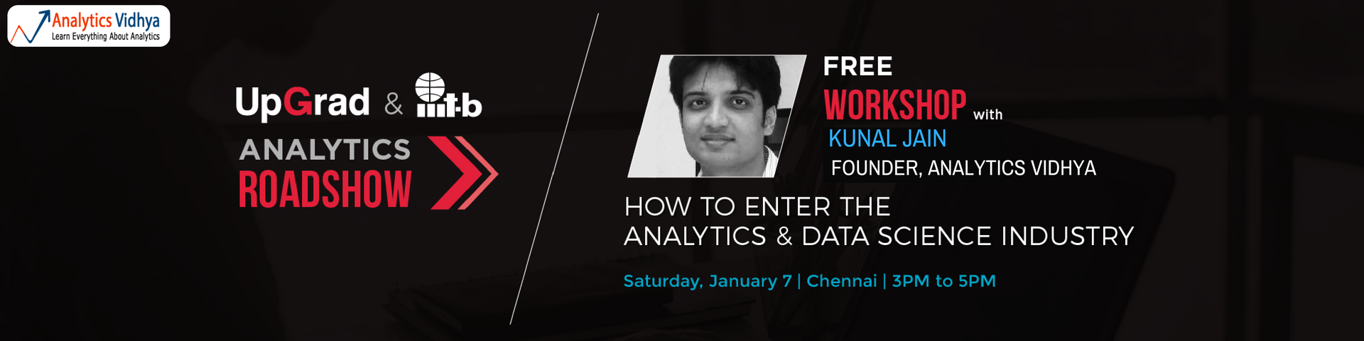 Cover image for Workshop: How to Enter analytics & Data Science Industry?