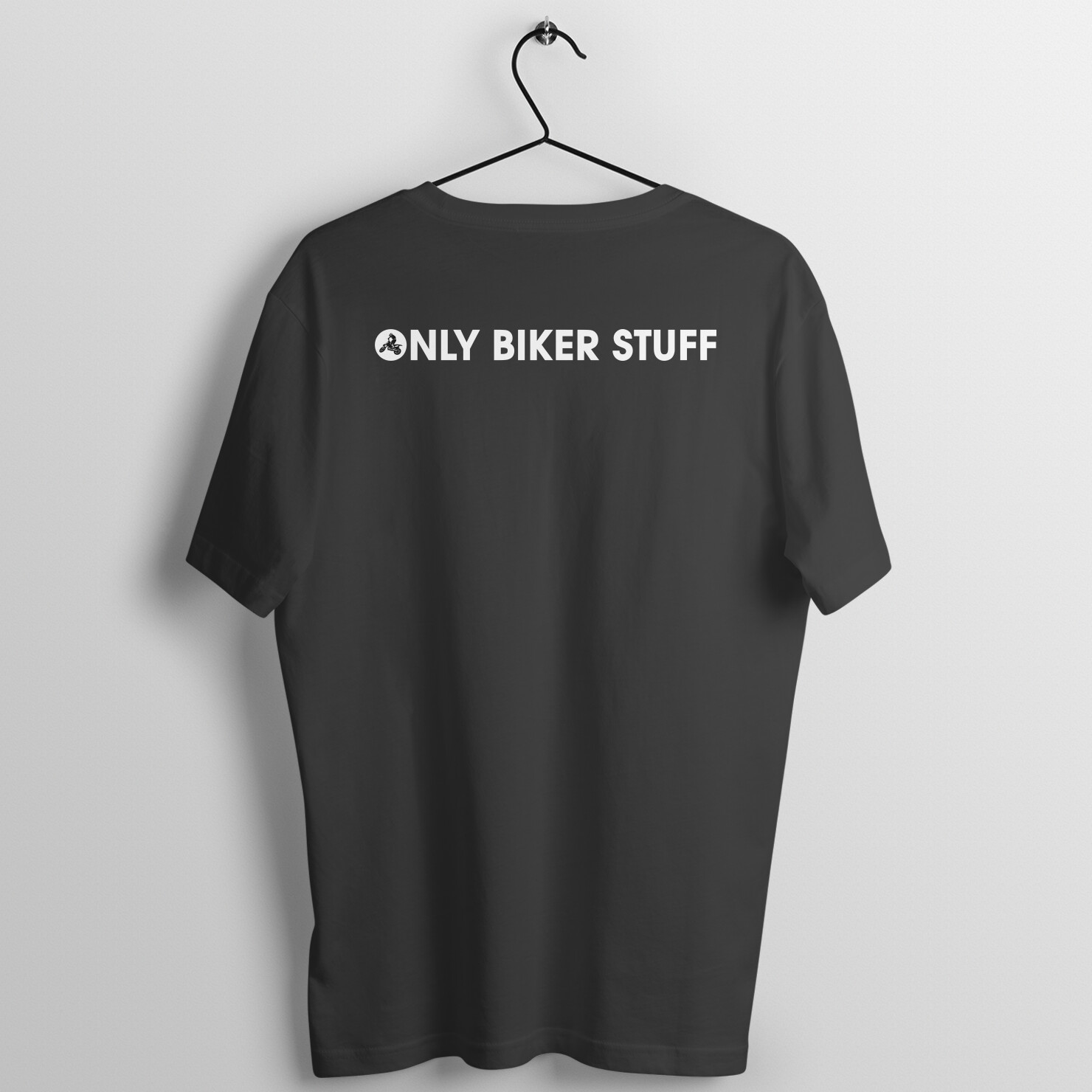 Only Biker Stuff, Black, back