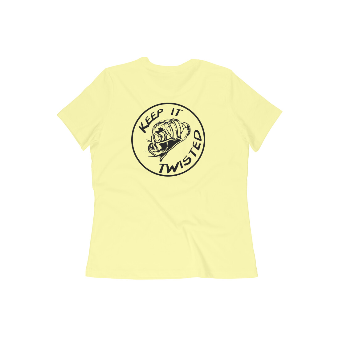 Keep It Twisted (women), Butter Yellow, back