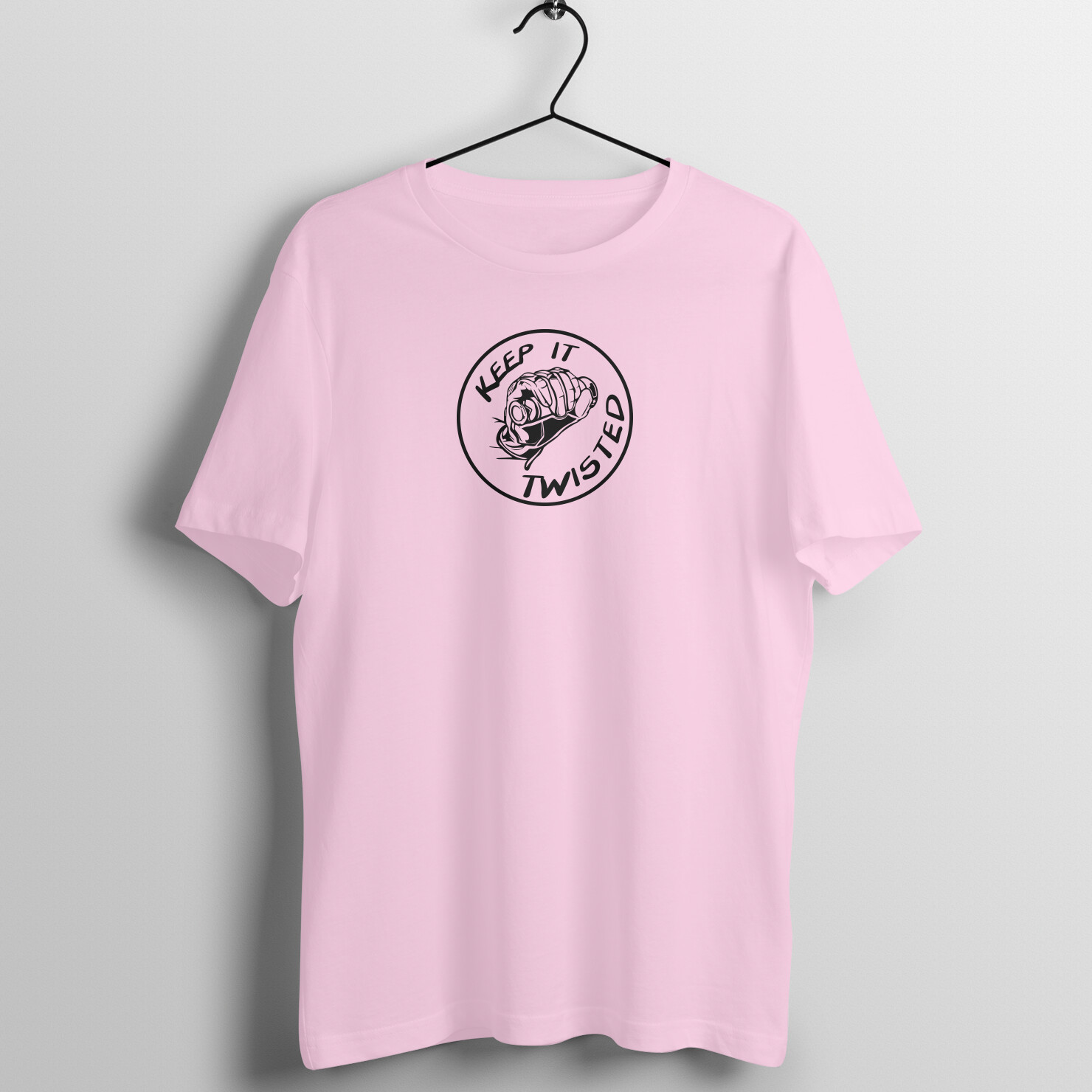 Keep It Twisted, Light Pink, front