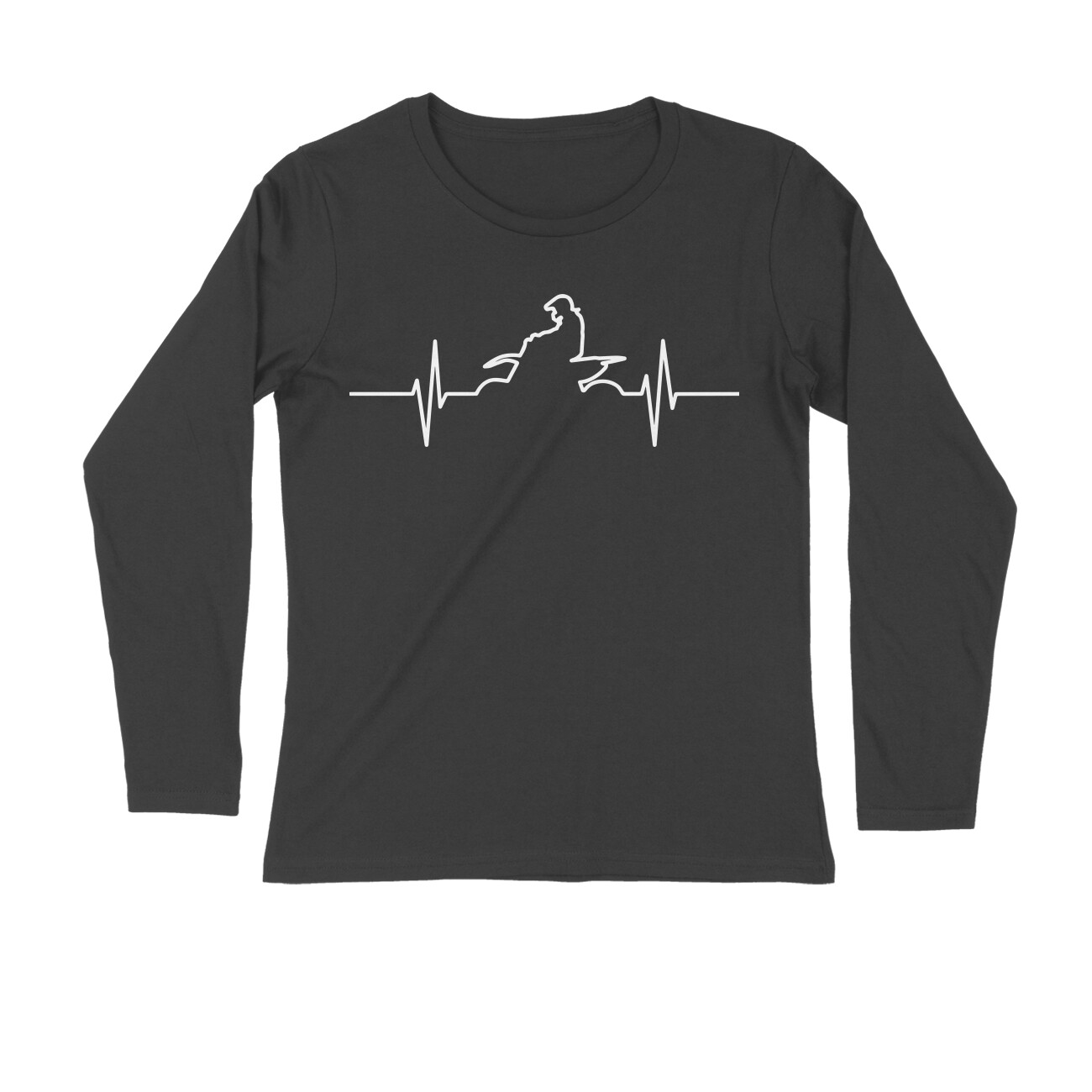 Heartbeat (full), Black, front