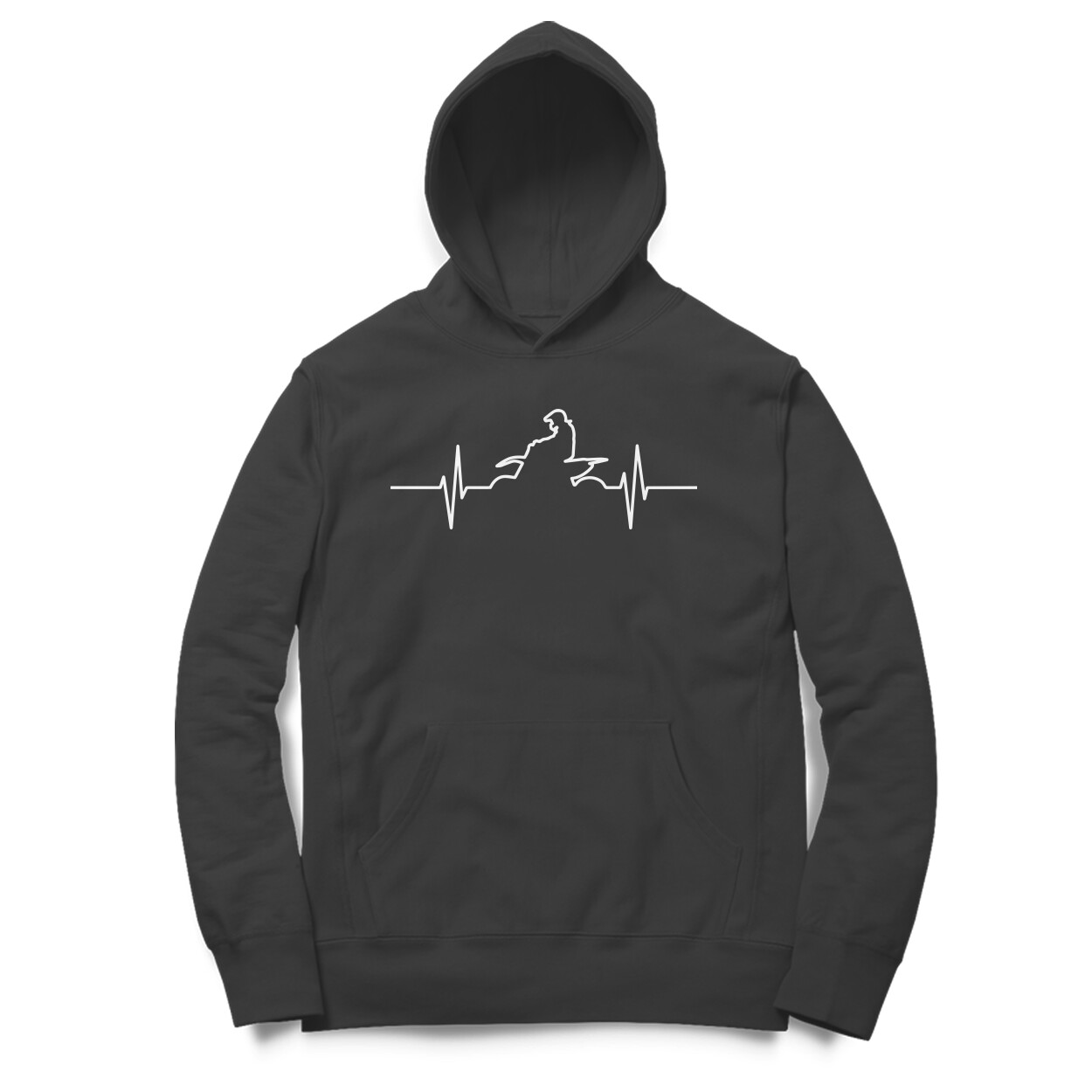 Heartbeat (hood), Black, front