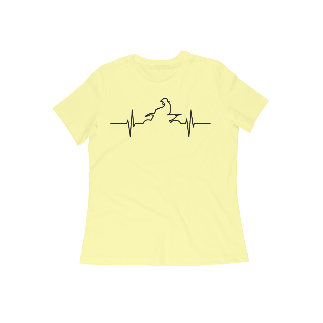 Heartbeat (women), Butter Yellow, front