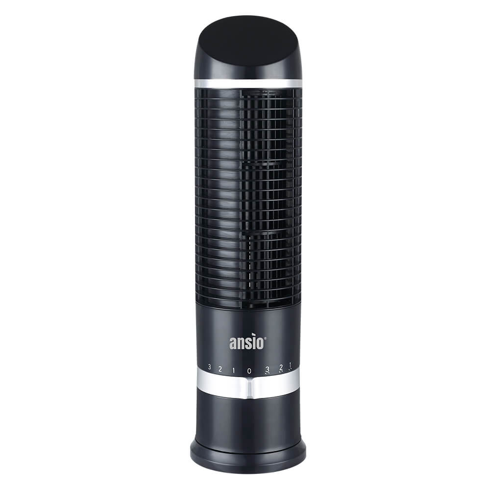 ANSIO Tower Fan 43-inch with Remote For Home and Office Black & White 6 Speed Oscillating Fan with 2 Year Warranty 12 Hour Timer ANSIO Tower Fan 43-inch with Remote For Home and Office Black & White 6 Speed Oscillating Fan with 2 Year Warranty 12 Hour Timer
