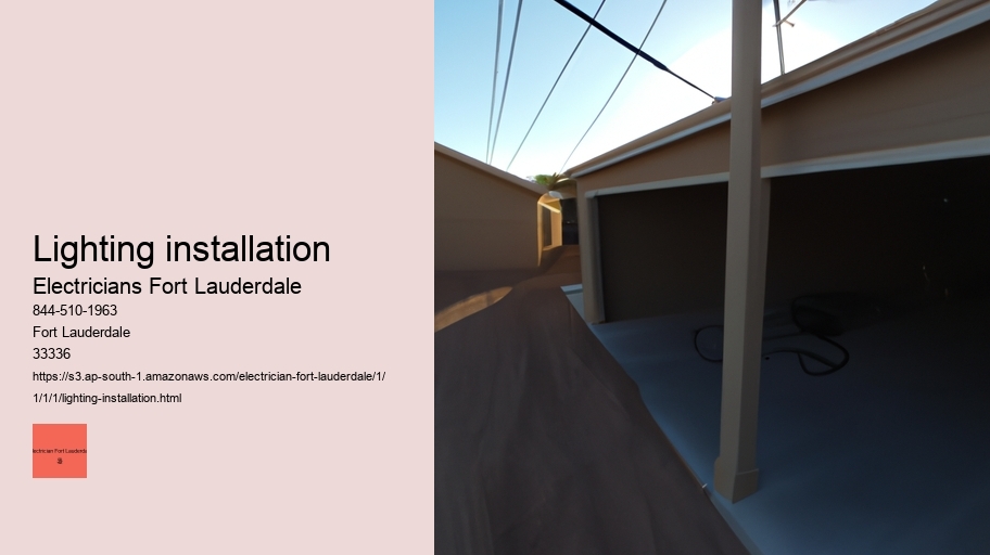 Lighting installation