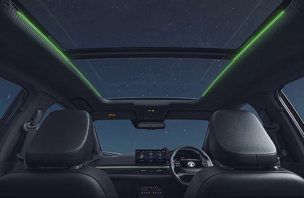 curvv ev dark edition panoramic sunroof