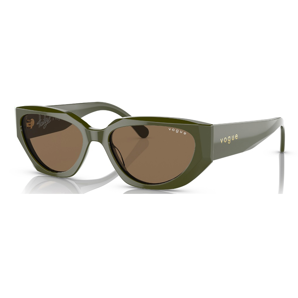 Buy Vogue Acetate Full Frame VO-SG-5438S-291473-52 Green Cat  display picture 1