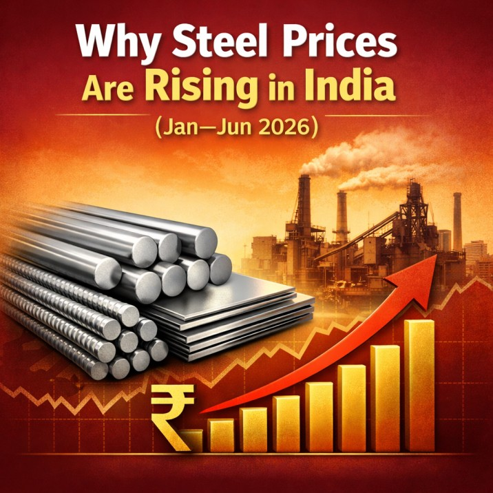 Why Steel Prices Are Rising in India (Jan–Jun 2026)