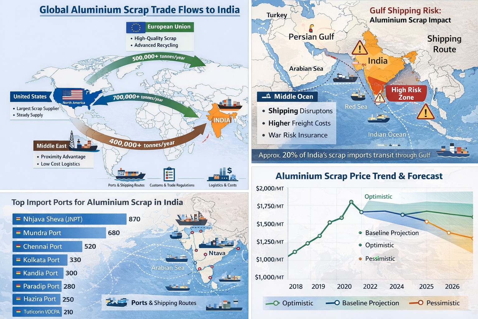 India Aluminum Scrap Imports: Gulf War Impact