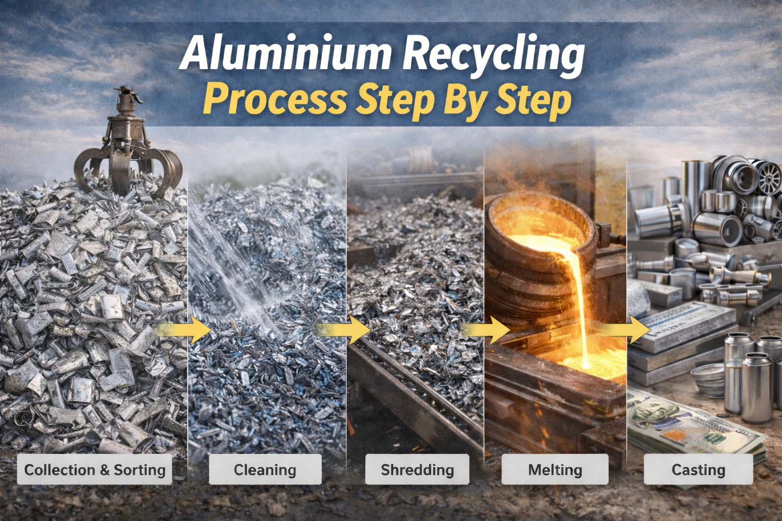 Aluminium Recycling Process Step By Step