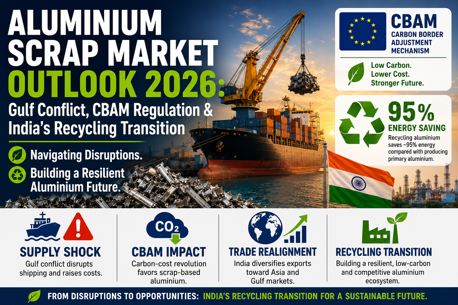 Aluminium Scrap Outlook 2026: CBAM & India Recycling