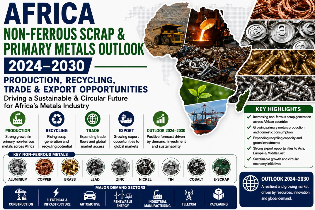 Africa Scrap & Primary Metals Market Outlook 2024 to 2030