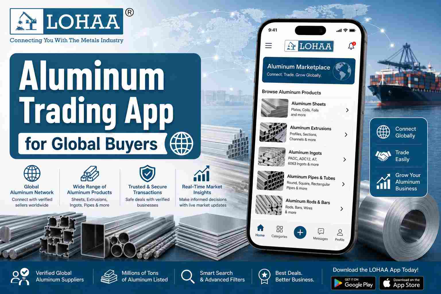 Aluminum Trading App for Global Buyers