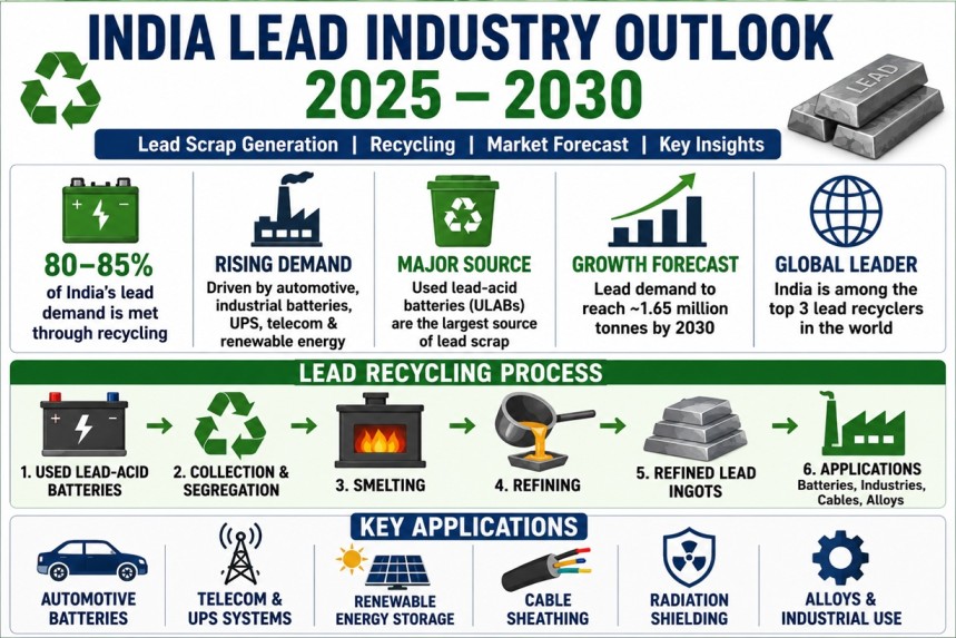 India Lead Industry Outlook 2025 to 2030