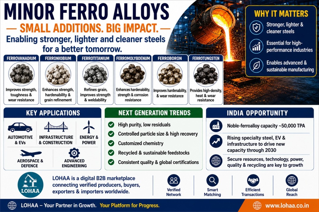 Minor Ferro Alloys: India Growth & Global Market Outlook