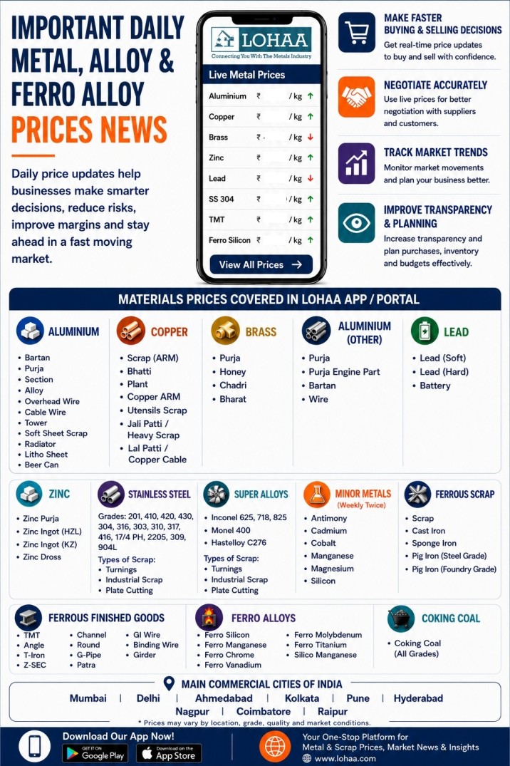 LOHAA Daily Metal Prices: The Pulse of Indias Industry