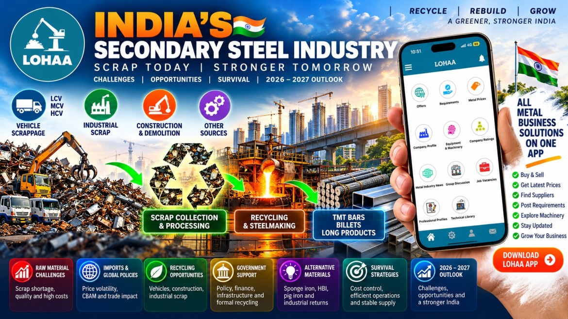 India Secondary Steel Outlook 2026 to 27: Scrap and Survival