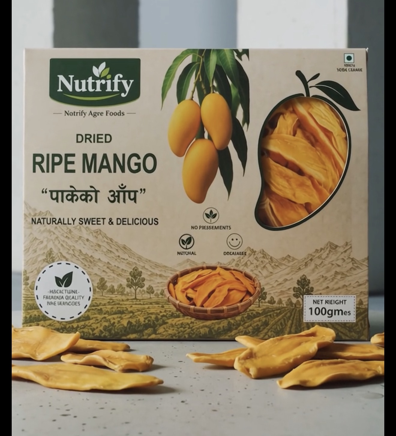 Dried Ripe Mango 100gm