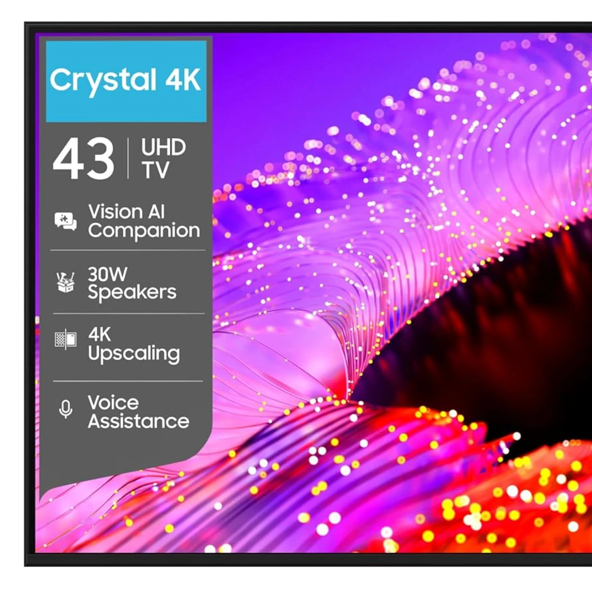 Samsung 43 inches Crystal UHD 4K Samsung Vision AI Smart TV