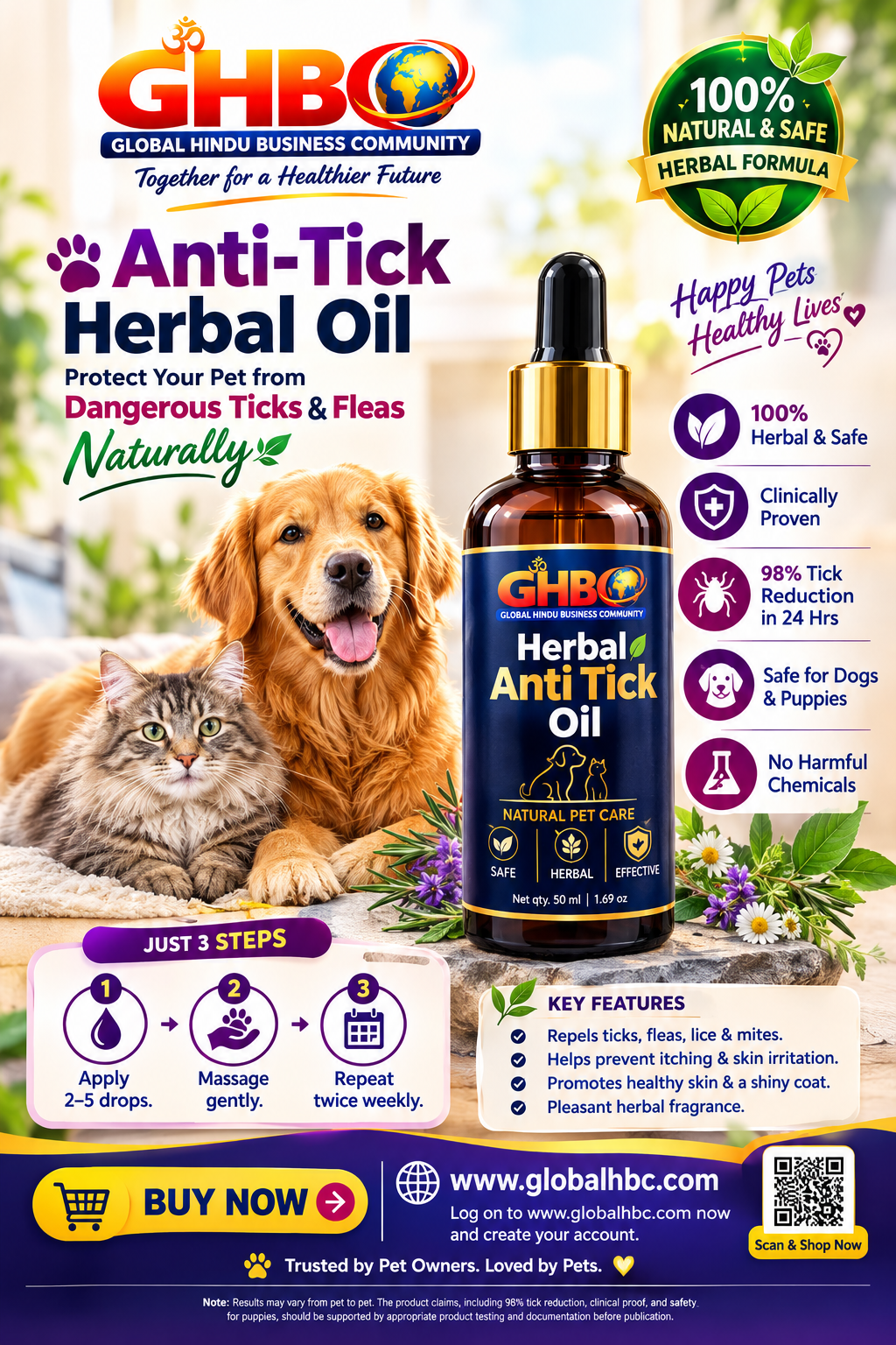 Herbal Anti Tick Oil thumbnail 3