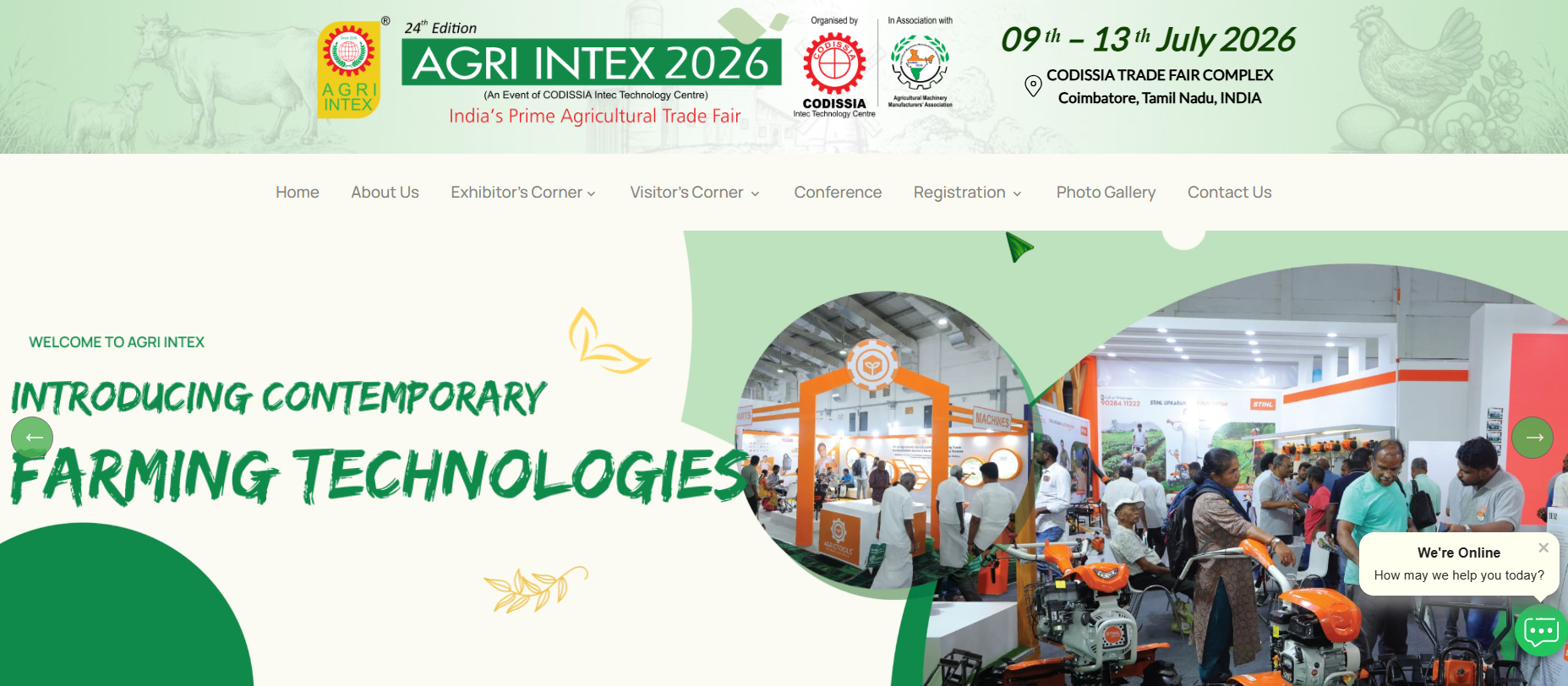 Agri Intex 2026 - Trade Fair & Exhibition | Global Trade Fairs
